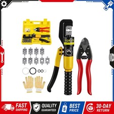 Findmall 6 Ton Hydraulic Crimper Crimping Tool Wire Battery Cable Lug Terminal picture