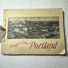 Vintage “Progressive Portland” Booklet- Postcards And Photos From Early 20th C picture