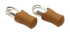 Dia Compe 138 Tandem Hand Rests /w Hoods PAIR 23.8mm Clamp Gum DC138/BR NEW NOS picture