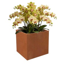 24x24x24 Inch Large Corten Steel Planters Metal Planter Garden Planter for Yard picture