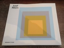 Josef Albers Art Book 1972 French Edition by Eugen Gomringer Bauhaus Hardcover picture