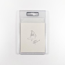 Friz Freleng Daffy Duck Autographed Signed Sketch Certified Authentic PSA/DNA picture