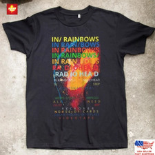 Radiohead In Rainbows Album T-shirt Unisex Black Tee S-5XL Vintage Concert Shirt picture