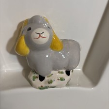 Wells Fargo Year Of The Ram Piggy Bank Ceramic 7 Inches Tall Sheep picture