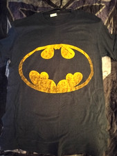 Vintage 1989 Batman Shirt L Faded No Dryrot  picture