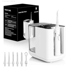 HUACO CARE H800 Desktop Water Flosser UV Sanitizer 880ml Oral Irrigator White picture