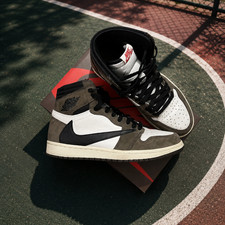 NEW Travis Sc0tt X Jordan 1 Retro High OG Mocha - CD4487-100 (MEN SIZE US) picture