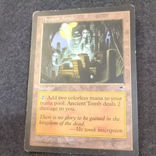 MTG Ancient Tomb - Tempest 315 Regular Land 1997 English Uncommon picture