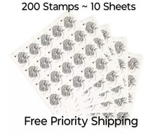 200 FOREVER Stamps 10 Sheets Vintage Rose FREE PRIORITY MAIL 📬 picture