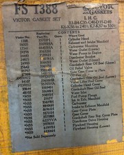 Cyl HEAD GASKET SET FS1388 VICTOR FOR IHC INTERNATIONAL B3-B4-C35-K6-KS6-K7-KS7 picture