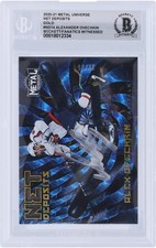 Alexander Ovechkin Capitals Signed 2020-21 Skybox Metal Universe #/25 BAS Card picture