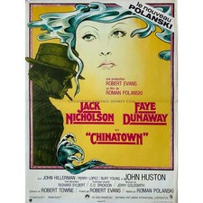 CHINATOWN  Movie Poster  - 15x21 in. - 1974 - Jack Nicholson, Roman Polanski picture
