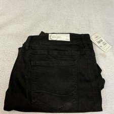 EST 1946 Denim Jeans Black Contemporary Sz 16W Sits Below Waist Ankle NWT. 3494. picture