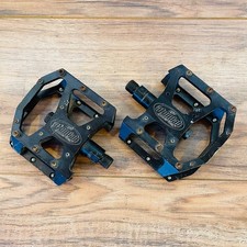 Rare Atomlab Flatboy 9/16 BMX Pedals CNC Black Aluminum picture