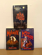 Charles L. Grant - Lot of 3 Vintage Horror PB: Midnight/After Midnight/Oxrun picture