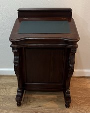 Small Vintage Captain's Desk 16 Drawers **LOCAL PICK UP ONLY** picture