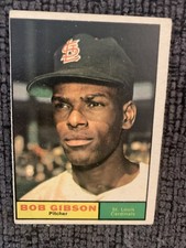 Vintage St Louis Cardinals 6 Card Lot - Musial Gibson Brock Uecker Marion Gibson picture