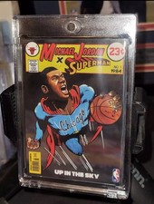 1984 Michael Jordan x Superman Comic Rookie RC Chicago Bulls Rare NO 1986 Fleer picture
