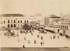 c. 1890's Largo de São Francisco de Paula, Rio de Janeiro Photo by Marc Ferrez picture