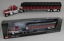2025 DCP 1:64 *MAROON & WHITE* Peterbilt 389 63