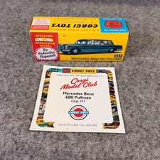 Corgi Model Club 247 Mercedes-Benz 600 Pullman Diecast Car Burgundy - Re-issue picture