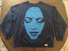 Diamond Supply Co. Sade Crewneck Sweatshirt Big Logo Navy Size XXL 2XL Vintage picture