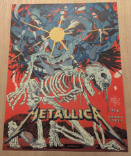 Metallica Grand Forks North Dakota Poster September 2018 24