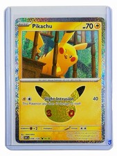 Pokemon TCG Pikachu 036/128 (14/30) 30th Celebration Rare Holo Near Mint picture