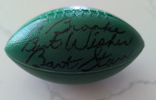 Rare Bart Starr Autographed MINI (HAND SIZE) Football - Packers Legend - No COA picture