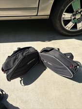 GIVI EA101B Easy Range Motorcycle Soft Saddlebags Expandable Black Panniers Pair picture