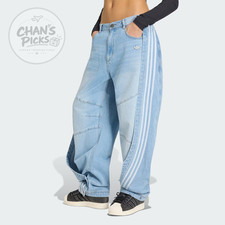 adidas Adilenium 5.0 Denim Pants Banana Overlay Women KY5188 Athentic picture