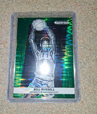 Panini 2022-23 Prizm Flashback Insert Bill Russell 25/25 Last On Print picture
