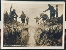 Vintage WWI US & French Soldiers Battleground Photos -Various Locations- 8 Pics picture