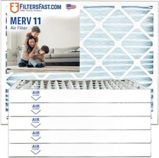 Filters Fast 30x32x2 MERV 11, 2 Inch Pleated HVAC AC Furnace Air Filters, 6 Pack picture