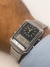 Rare Vintage Tissot F1 TS-X2 Cal. 2045 Ana-Digi Team Lotus Era Swiss Made 1979 picture