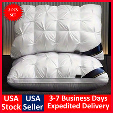 Queen Size Pillows Set of 2 Soft Gel Cushions for All Sleeping Positions UPGRADE picture
