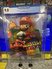 1996 N64 Nintendo Power Mario Kart 64 Official Players Guide CGC 9.0 w/ Stickers picture