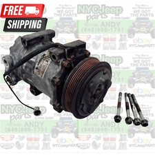97-98 Jeep Wrangler TJ 2.5 4.0 SANDEN 4691 AC COMPRESSOR Clutch 55037205AB picture