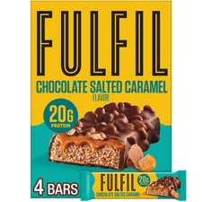Fulfil Chocolate Salted Caramel Flavored With 20G Protein Bars, 1.94 Oz, 4 Count picture