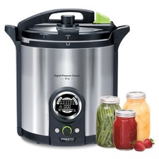 Pressure Canner 17 Quart Digital Stainless Steel Presto 02152 picture