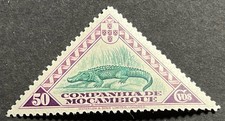 TRAVELSTAMPS: 1937 MOZAMBIQUE COMPANY  STAMPS SCOTT# 183 Alligator, MOGLH picture