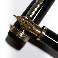 Sailor Profit Standard Black Fountain Pen 14K H-MF Nib Tested picture