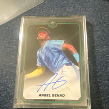 Pulse 2024 Premiere Baseball Autographs Angel Genao PB-A6 Auto 50/59 Rays picture