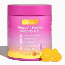 Leefar Women's Probiotic Gummies – Slippery Elm & Pineapple for pH Balance picture