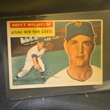 1956 Topps - Hoyt Wilhelm #307 (New York Giants) Baseball Card Base Set picture