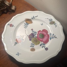 A. Raynaud et Cie Ceralene Limoges Anemones Floral Dinner Plate picture