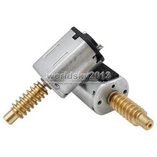 2x DC3V 14500RPM N20 Micro Metal Brush DC Motor with Worm 15x12x10mm *vv picture