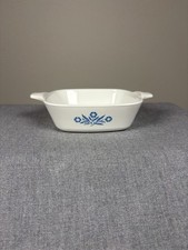 Corning Ware Blue Cornflower Petite Pan P-41 Casserole Dish 1 3/4 Cup picture