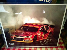 Kevin Harvick Signed Original NASCAR Photo - Stewart-Haas #4 Busch BAS COA picture