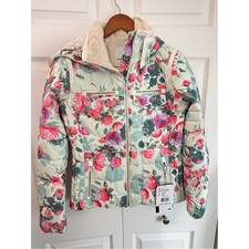 Obermeyer Devon Down Jacket Women's 2 Botanic Glaze Floral Ski Coat NWT picture